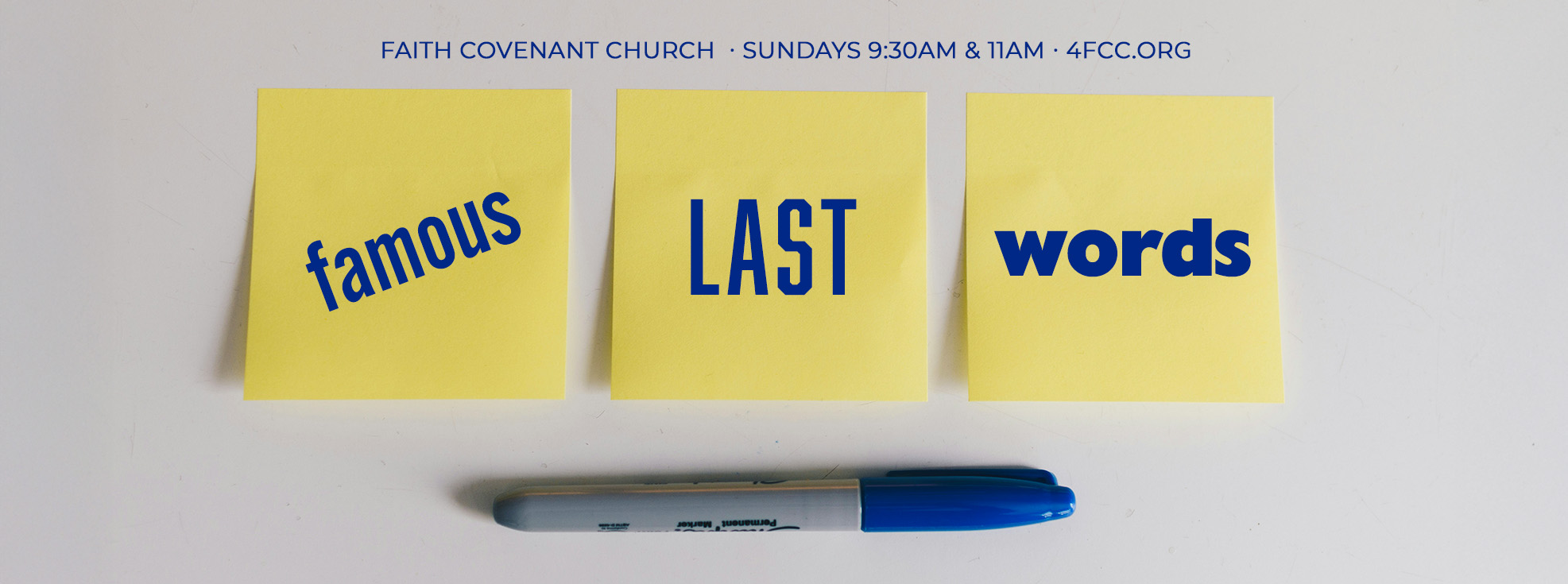 Famous Last Words facebook cover